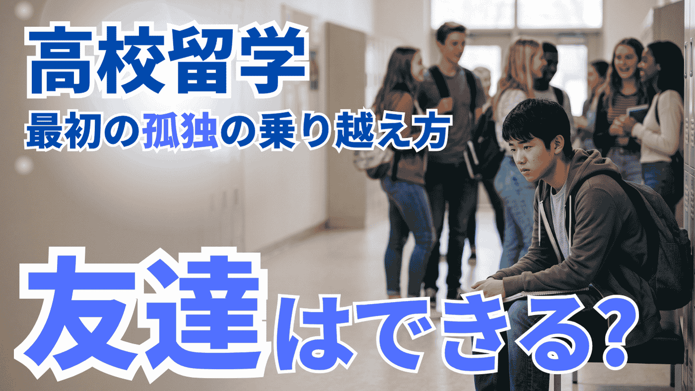 高校留学の友達づくり 孤独の乗り越え方